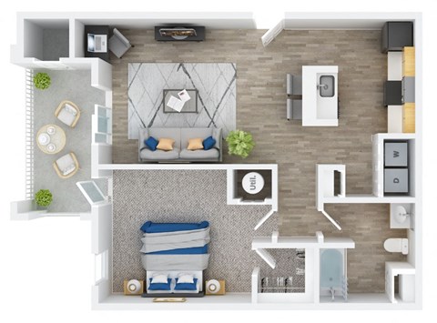 1 bed 2 bath A at Breakers Point, Myrtle Beach, SC, 29579