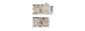 Three Bedroom Townhome