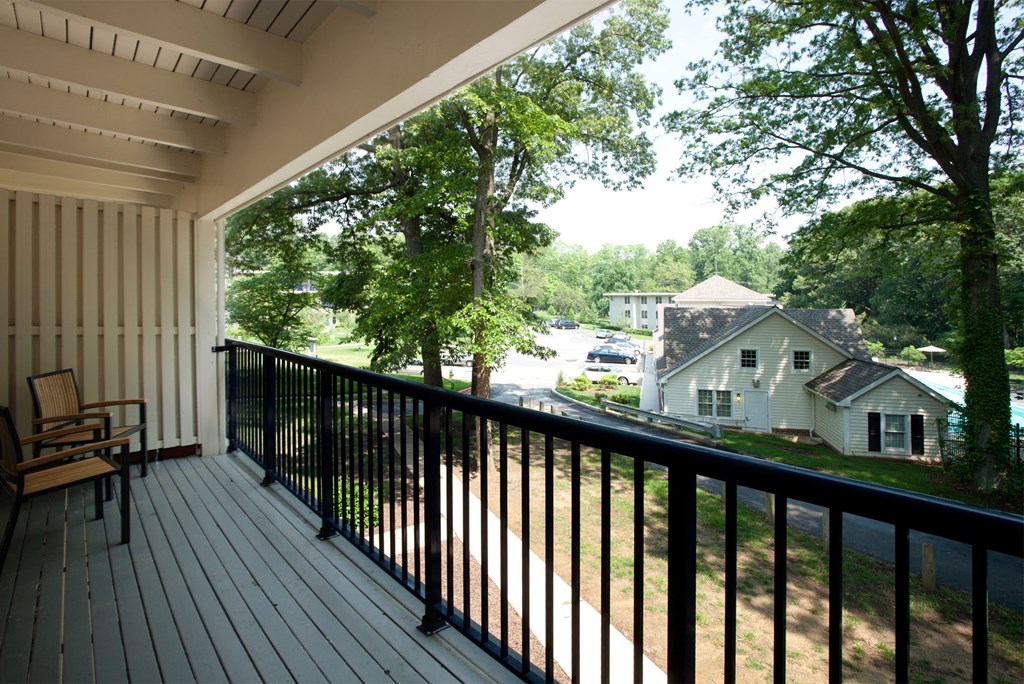 Large Balcony at Spa Cove Apartments, Maryland