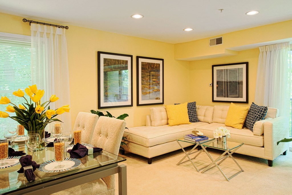 Spacious Living Area at Spa Cove Apartments, Annapolis, MD