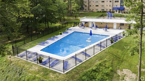 Resort Inspired Pool with Sundeck at Somerset at Towson Apartments, Towson, MD, 21204