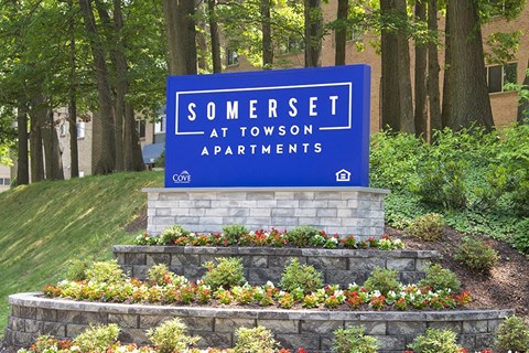 Somerset at Towson Signage at Somerset at Towson Apartments, Towson, 21204