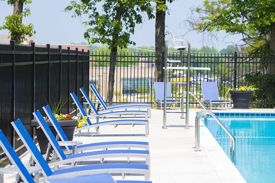 Resort Inspired Pool with Sundeck at Somerset at Towson Apartments, Maryland