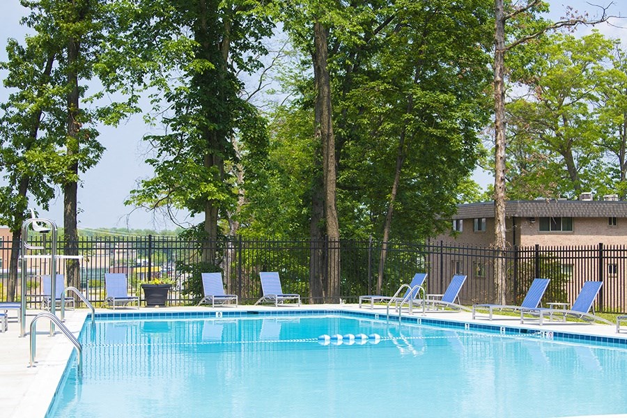 Resort Inspired Pool with Sundeck at Somerset at Towson Apartments, Maryland, 21204