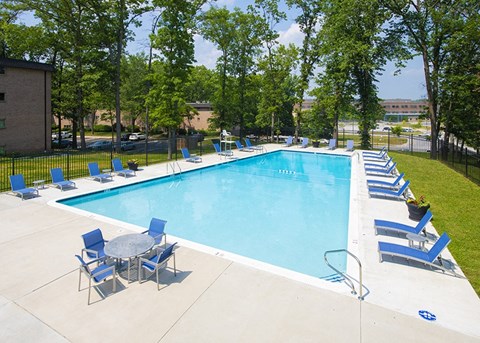 Resort Inspired Pool with Sundeck at Somerset at Towson Apartments, Towson, Maryland