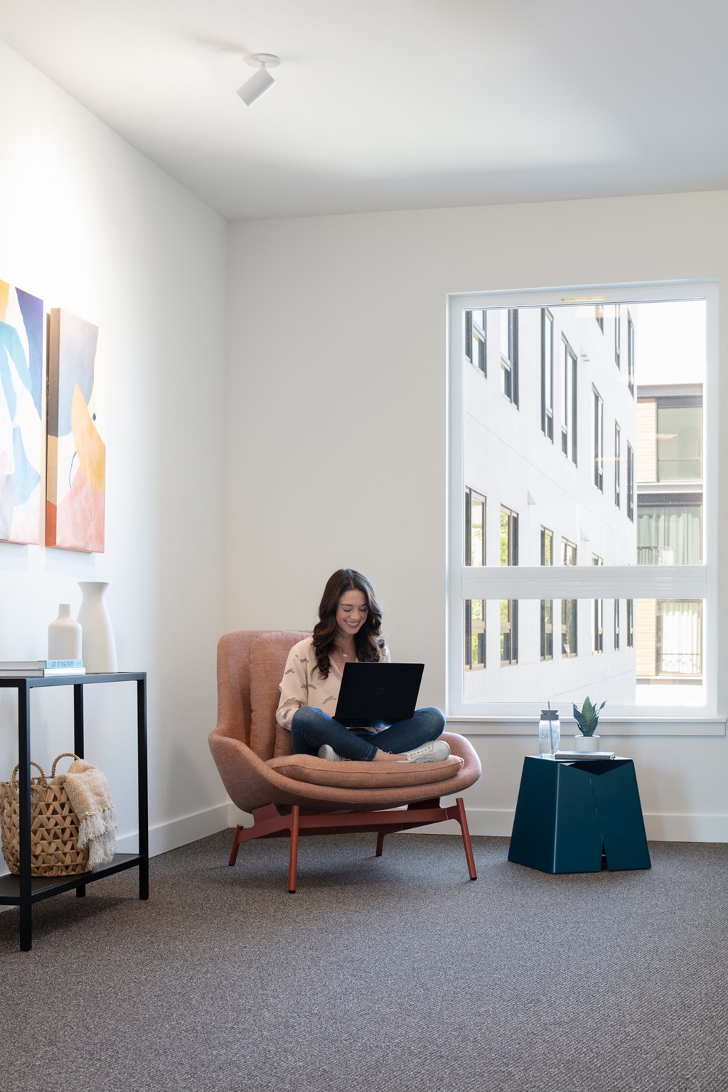 Common spaces on each floor