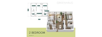 a floor plan of a bedroom apartment