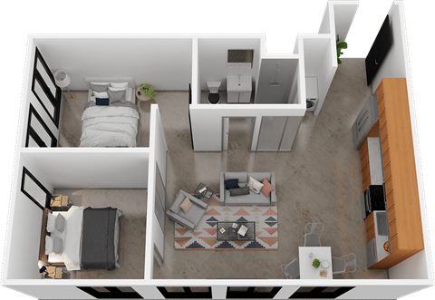 1600 H Street Studio-2 Beds Apartment, Loft for Rent - Photo Gallery 47