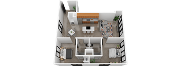 2 Bed / 2 Bath