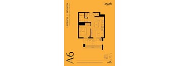 A6 1 Bedroom, 1 Bathroom