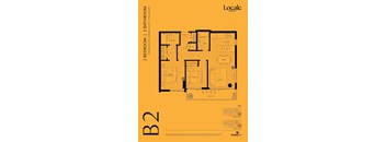 2Bed/2Bath Corner