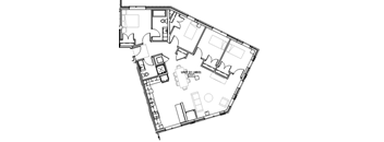 A floor plan of a unit with the label "Unit D1 (48D)" in the center.