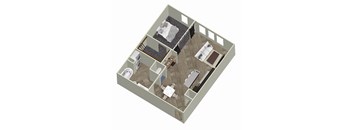 1 Bedroom, 1 Bathroom