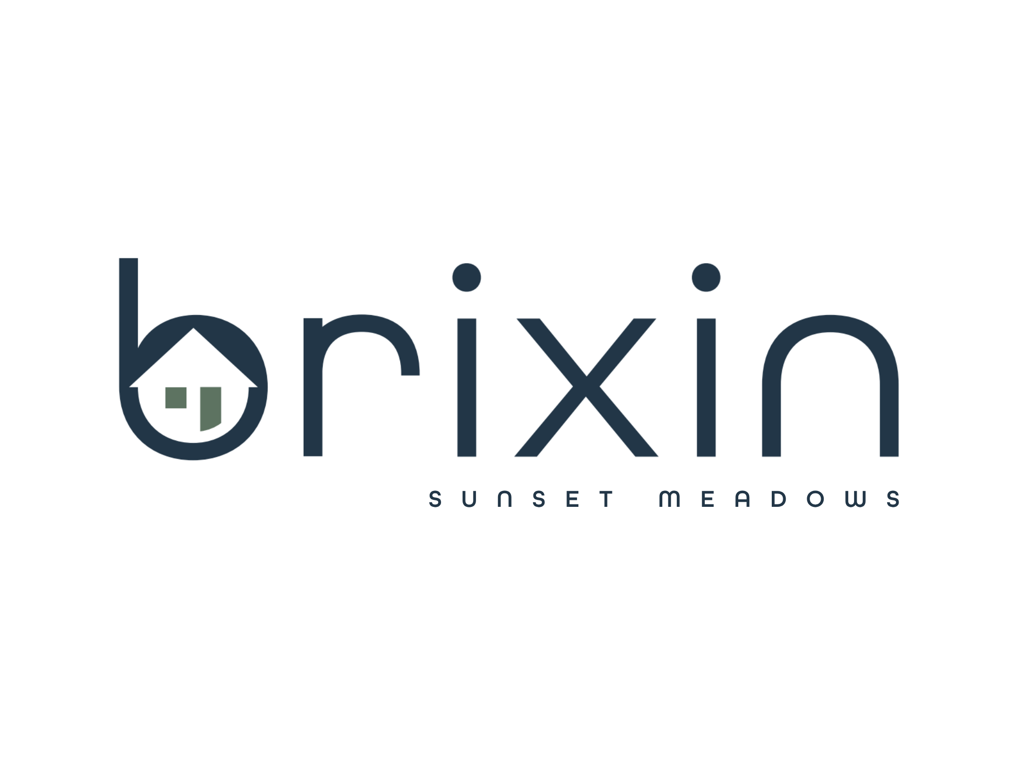 The image features the logo of Brixin, a company based in Sunset Meadows.