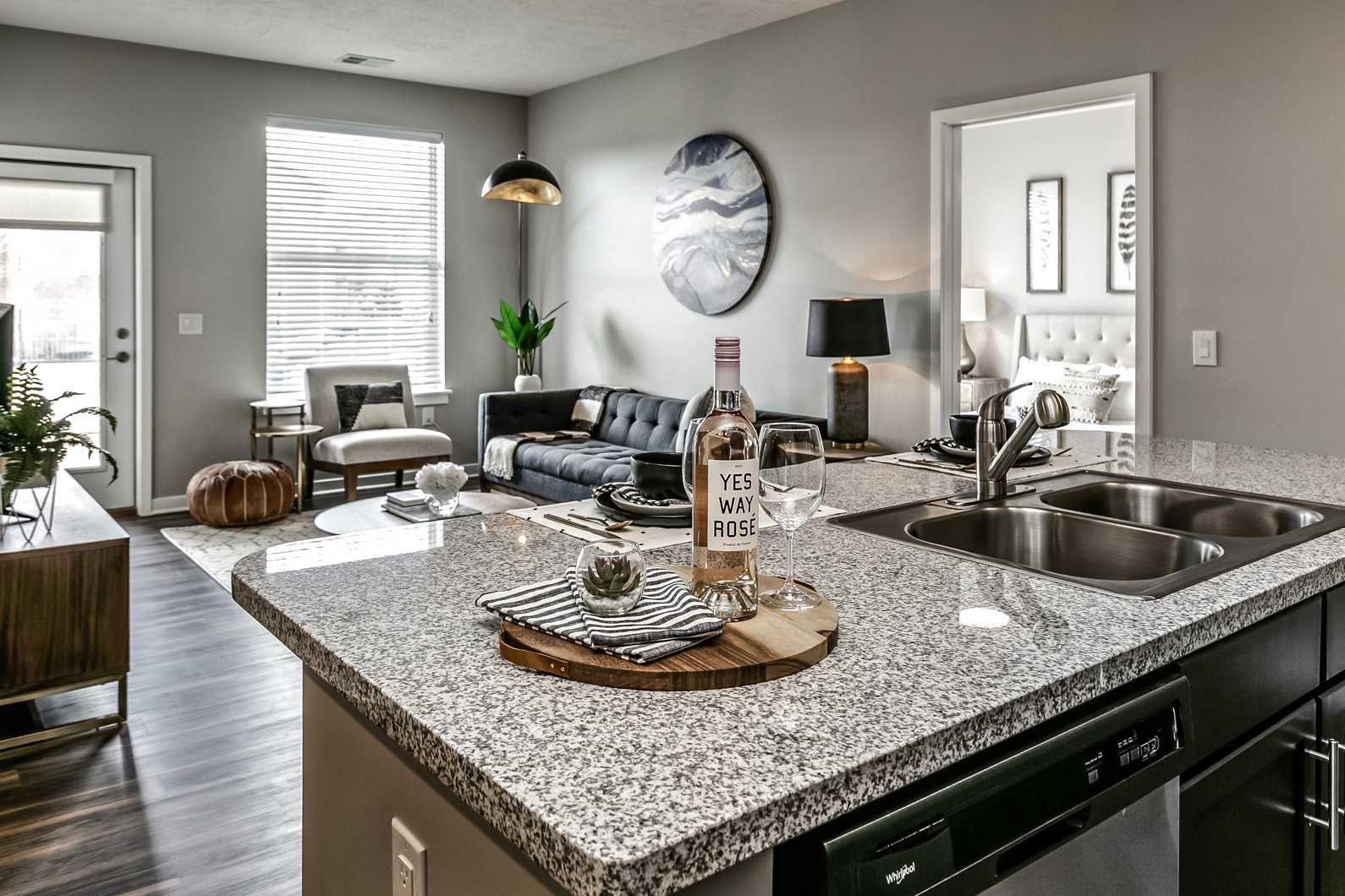 Double Stainless Steel Sink at Landings, The, Bellevue