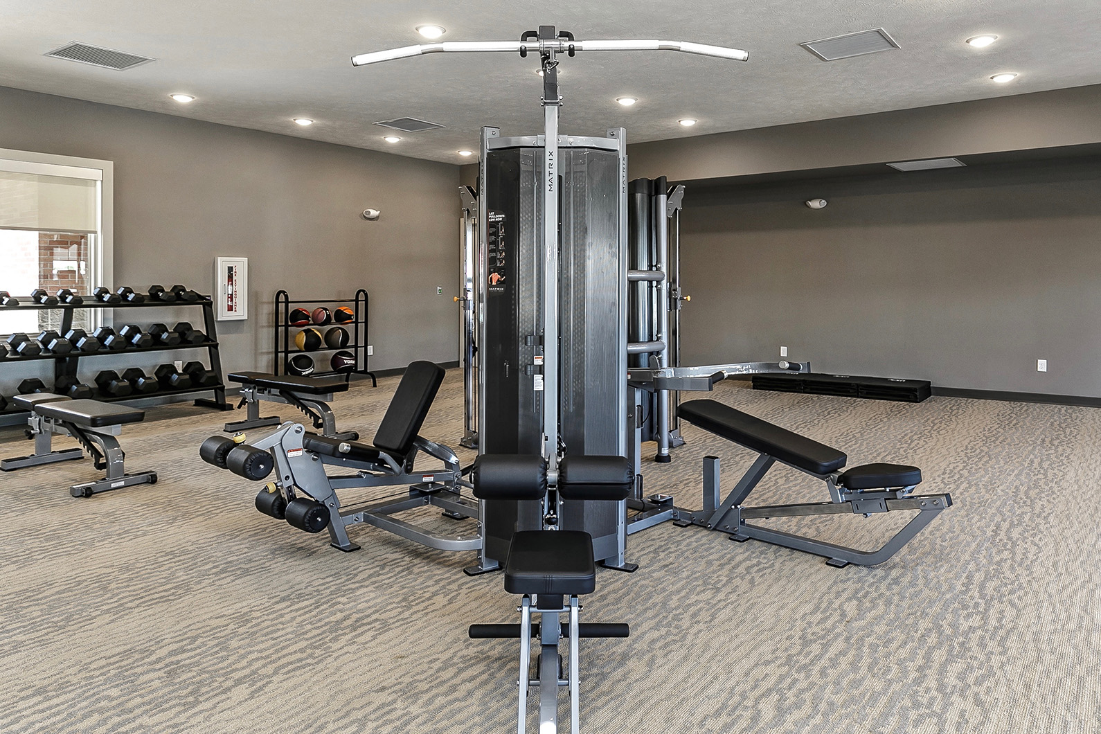 Fitness Center at The Apartments at Lux 96 in Papillion, NE