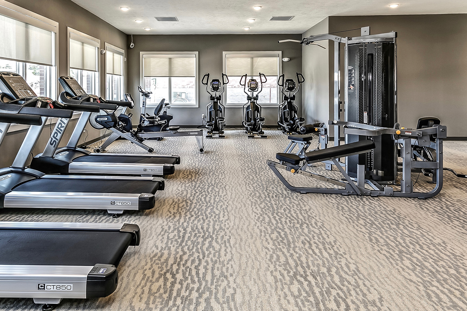 Fitness Center at The Apartments at Lux 96 in Papillion, NE