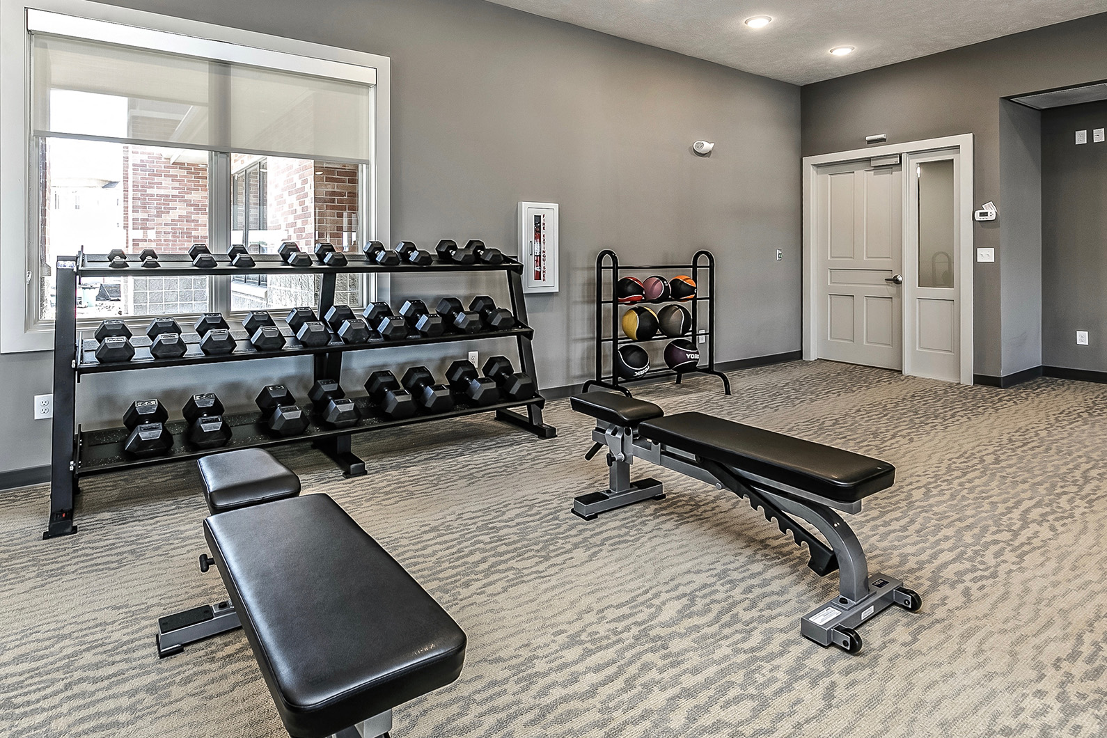 Fitness Center at The Apartments at Lux 96 in Papillion, NE