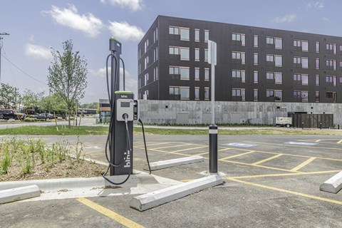 EV charging stations at 202 Railside in Springdale, AR