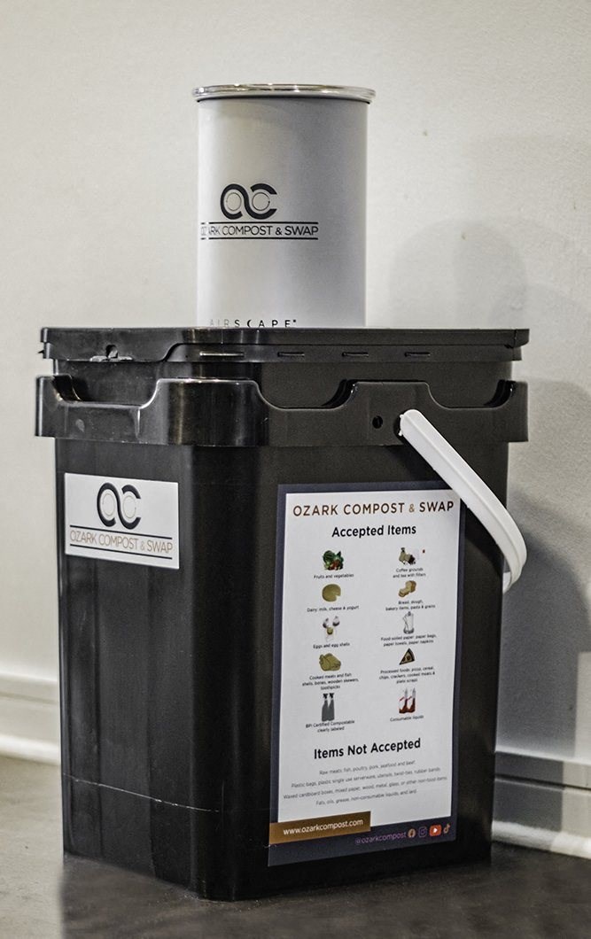 Valet Composting Services at Crystal Flats in Bentonville, AR