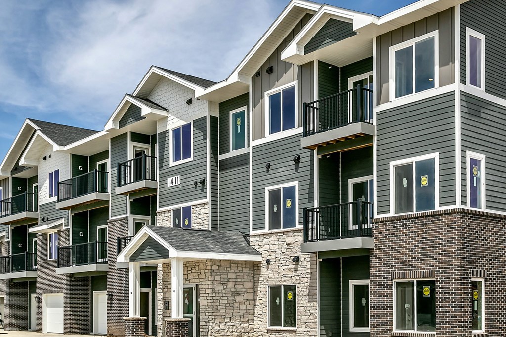 Property exterior at The 8801 in Lincoln, NE