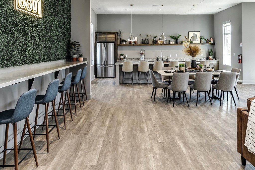 Community clubhouse at The 8801 in Lincoln, NE