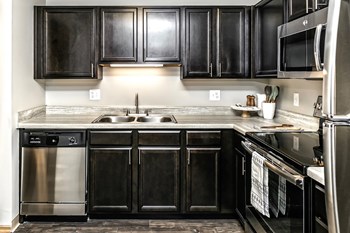Large remodeled kitchen at Southwest Gables Apartments, Omaha NE - Photo Gallery 20