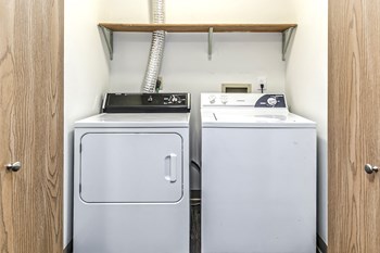 In-unit washer and dryer at Southwest Gables Apartments, Omaha NE - Photo Gallery 23