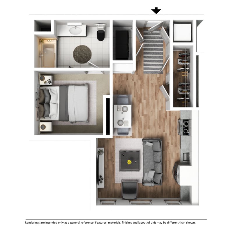 Luxury Apartment - A2 floorplan