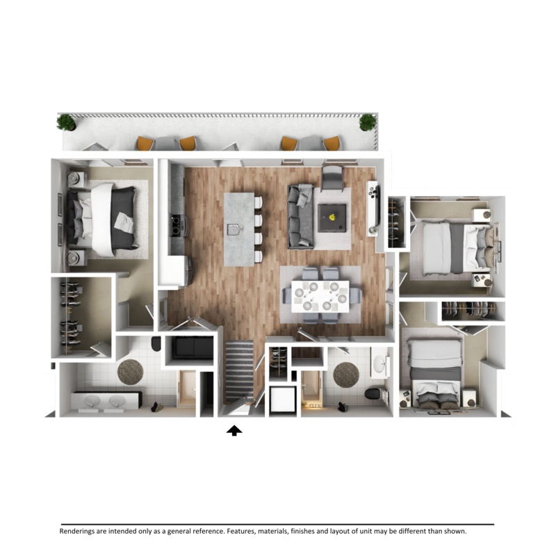 Luxury Apartment - A4 floorplan