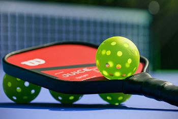 Pickleball courts at Fireside at Waukee in Waukee, IA