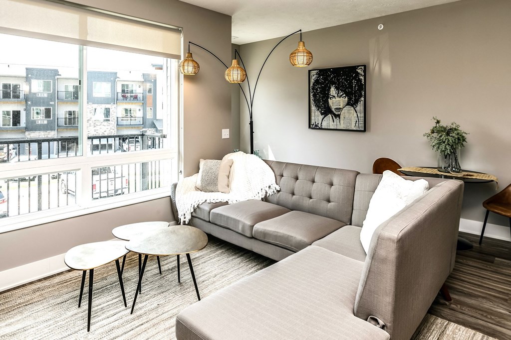 Open concept floor plans at AXIS apartments in Papillion, NE