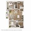 2 Bed, 2 Bath - 1081 SF