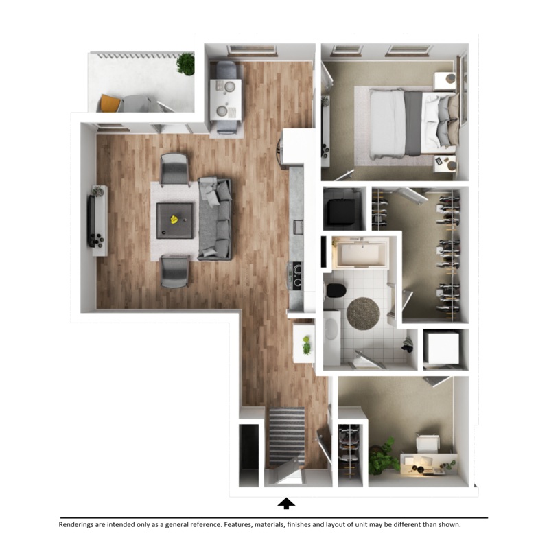 Luxury Apartment - Champlain floorplan