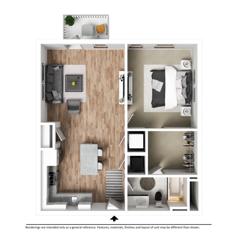 Luxury Apartment - Clark floorplan