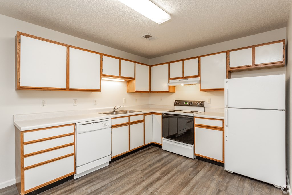 Kitchen at Country Club Apartments in Sioux City, IA
