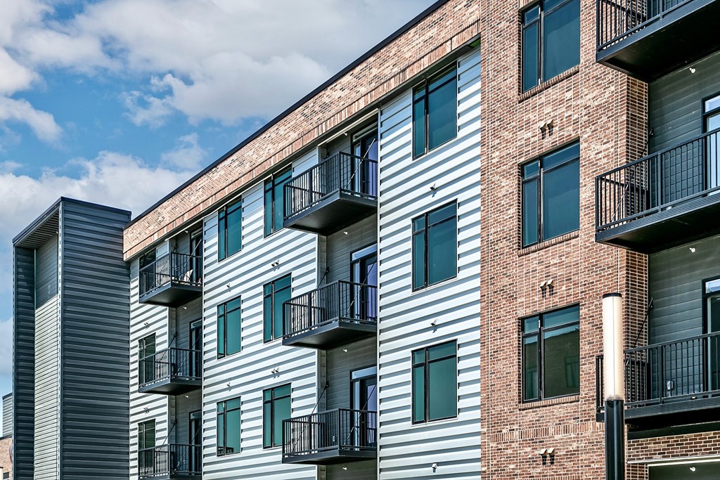 Property exterior at The Dalmore Apartments in Omaha, NE