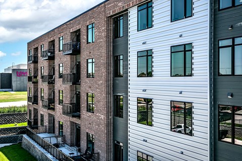 Property exterior at The Dalmore Apartments in Omaha, NE