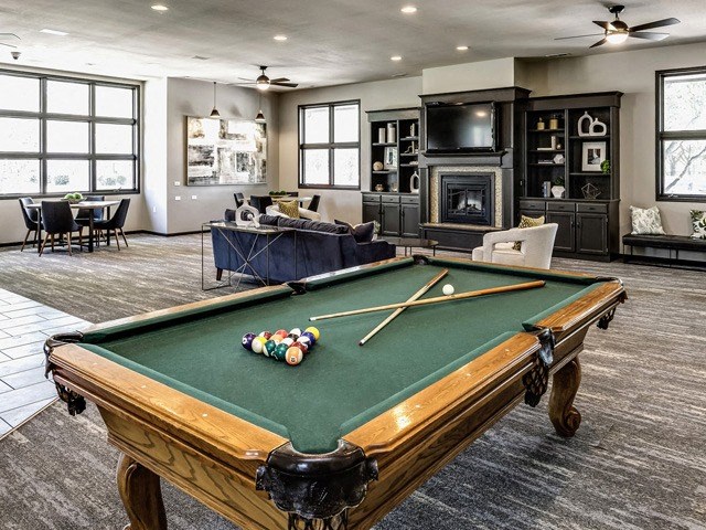 Community clubhouse at Deerfield Clubhouse Apartments in Fremont, NE