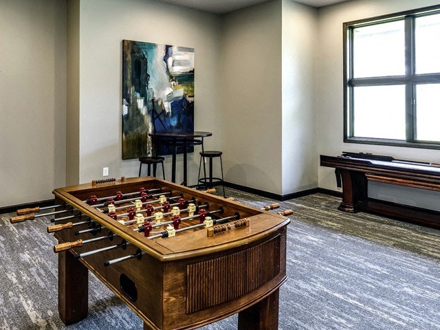 Community clubhouse at Deerfield Clubhouse Apartments in Fremont, NE