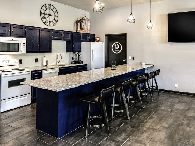 Community clubhouse at Deerfield Clubhouse Apartments in Fremont, NE