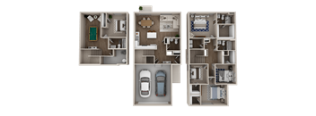 Five-Bedroom Dawson Floor Plan at The Trails in Elkhorn, NE