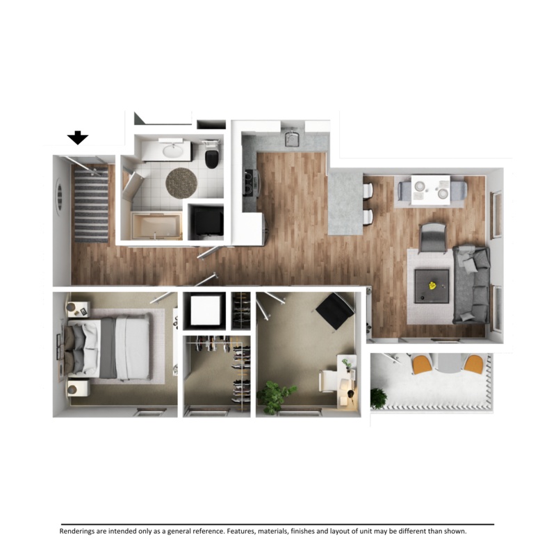 Luxury Apartment - De Soto floorplan