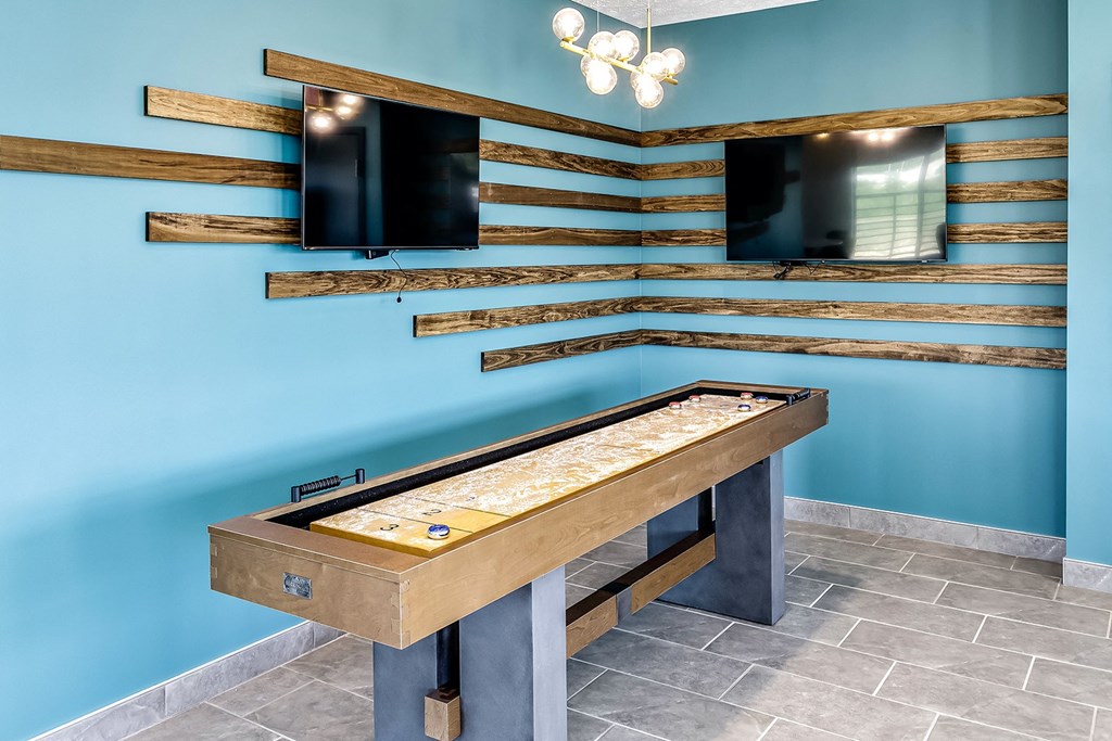 Luxury community room at Edge 204 in Omaha, NE