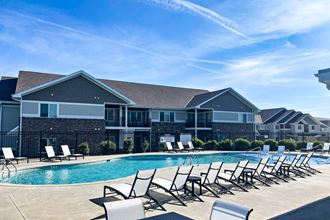 Sparkling Pool at East Lake Flats in Lincoln, NE