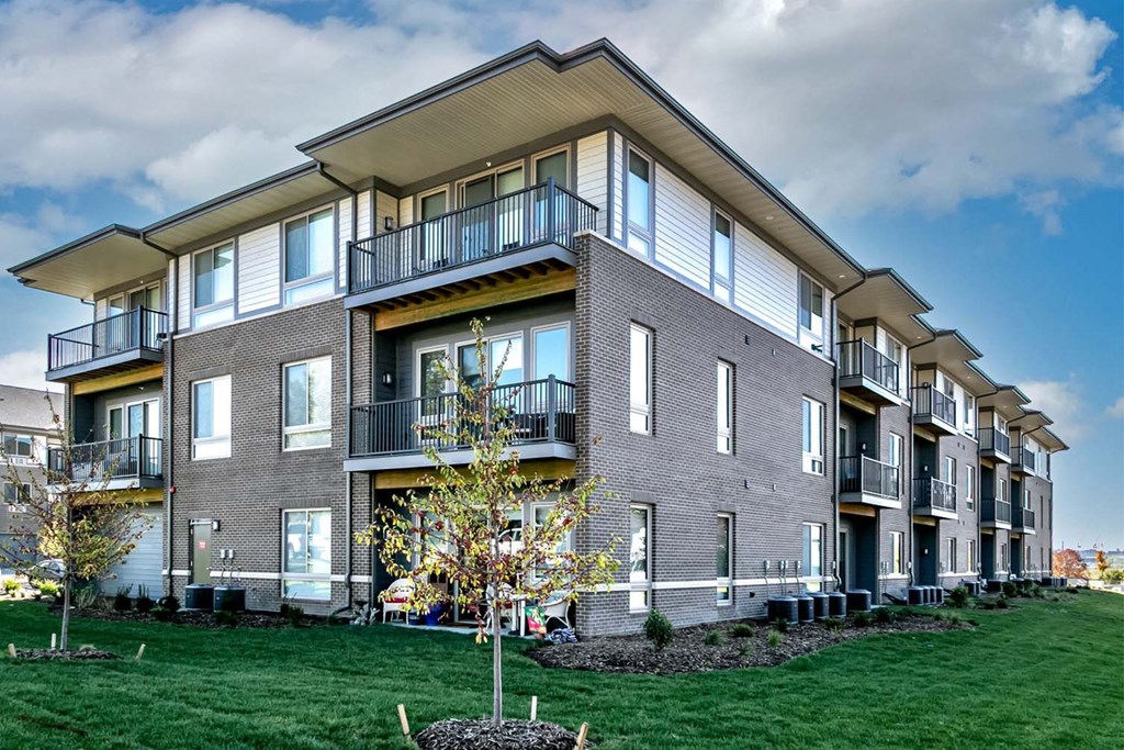 Property exterior at Echo Park Apartments in Omaha, NE