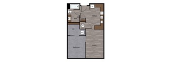 The Saison Floor Plan at Benson Lights Apartments in Omaha, NE
