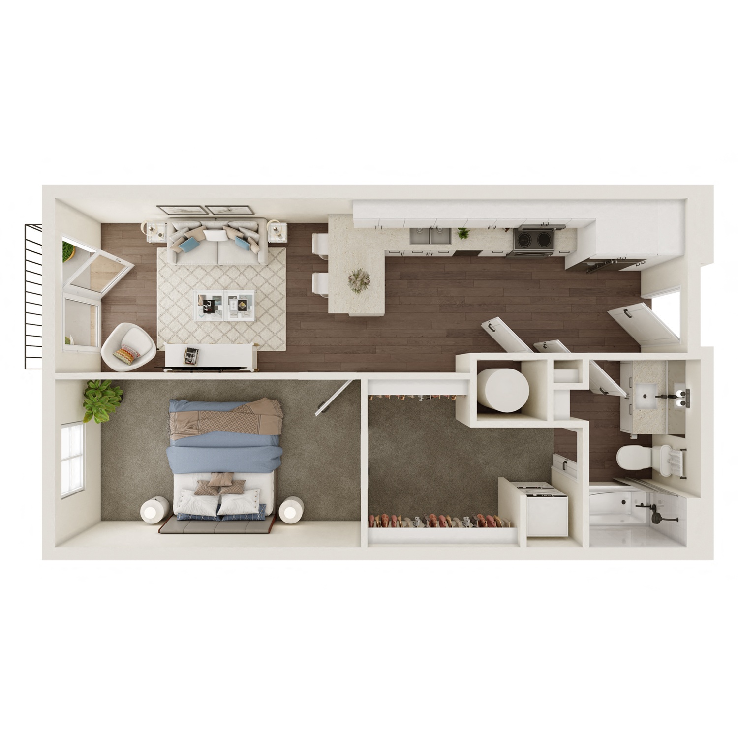 Degas floorplan