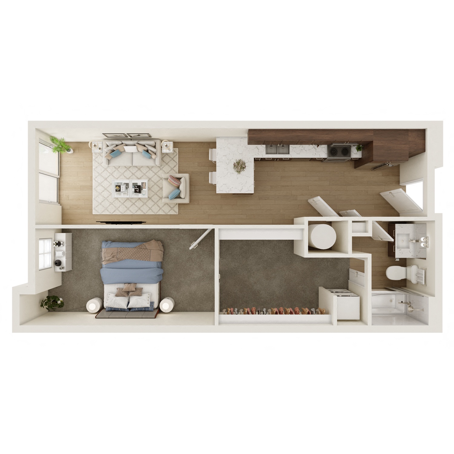 Hopper floorplan