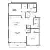 2 Bedroom, 2 Bathroom - 1264 SF
